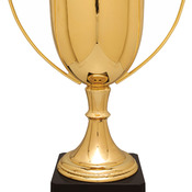 CZC705G - 15 1/4" Gold Completed Zinc Cup Trophy on Plastic Base