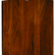 Blank plaque, walnut, 28x35, custom shape
