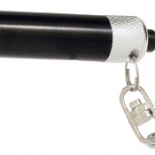 GFT070  Black 5-LED Flashlight with Keychain 