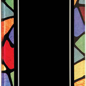 ART2912 - 9" x 12" Stained Glass Acrylic Plaque with Hanger