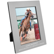 APF446GY - 4" x 6" Gray Aluminum Photo Frame