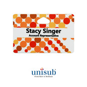 U6034A - 2.125" x 3.375" - Gloss White FRP Name Badge
