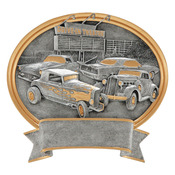 56656GS - OVAL LEGEND RESIN, CAR SHOW - 6 1/2" X 6"