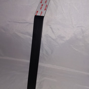 SIGN STAKE, black anodized aluminum, 1" x 32", for mounting signs and plaques in the ground