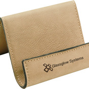 GFT235 Light Brown Leatherette Holder/Easel