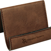 GFT236 Dark Brown Leatherette Holder/Easel