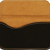 GFT244 Black Leatherette Flexible Business Card Holder