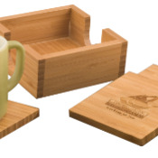 CST01  Bamboo 4-Coaster Set 