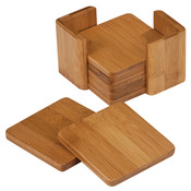 CST11  Bamboo Square Coaster Set 