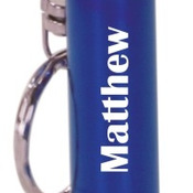 GFT072  Blue 5-LED Flashlight with Keychain 