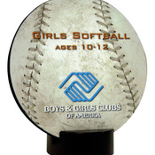 UN5811  Gloss Hardboard Round Award with Base