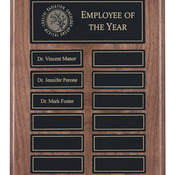 APT200CBK - 9" x 12" Recognition Pocket 12 Plate Perpetual Plaque