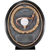 RP628 - GOLF RESIN OVAL, 6"