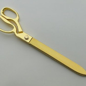 Ceremonial Scissors - 15" Gold Scissors 