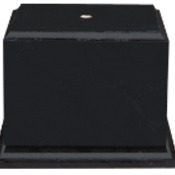 VAL3CB5 - 7 inch x 5 1/4 inch Value Matte Black Finish Cup Base