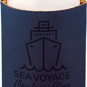 GFT375 Blue Leatherette Beverage Holder