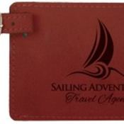 GFT370 Rose Leatherette Luggage Tag