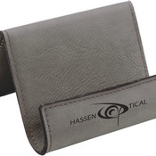 GFT401 Gray Leatherette Holder/Easel