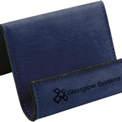 GFT402 Blue Leatherette Holder/Easel