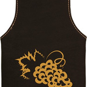 GFT256 Black Leatherette Wine Bag