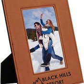 LLF446 4" x 6" Rawhide Leatherette Frame