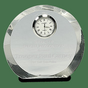 Round Crystal Clock CRY169