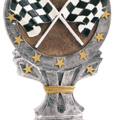 R669   6-1/4" All Start Resin Racing Trophy