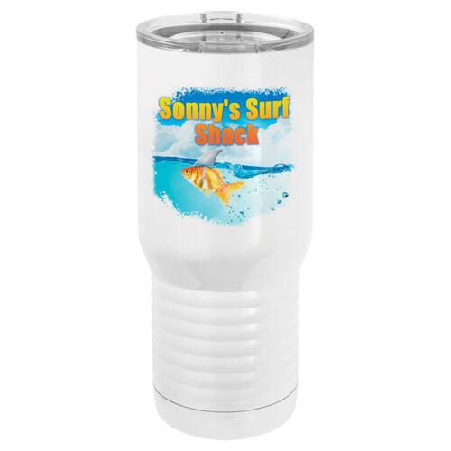 JDS STM652 Sublimatable 20 oz. Tall White Vacuum Insulated Tumbler w/Clear Lid STM652 STM652 Sublimatable 20 oz. Tall White Vacuum Insulated Tumbler w/Clear Lid Thumbnail