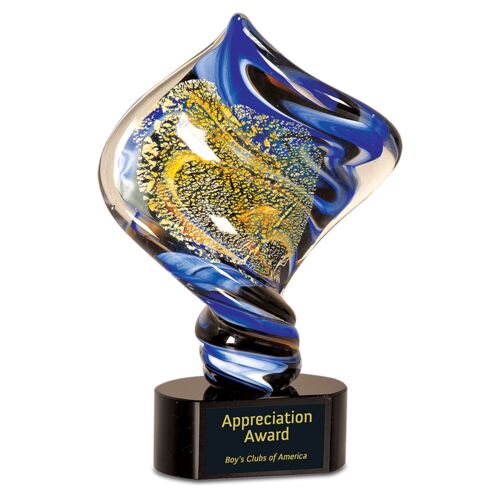 JDS AGS13 - 11" Diamond Twist Art Glass AGS13 AGS13 - 11" Diamond Twist Art Glass Thumbnail