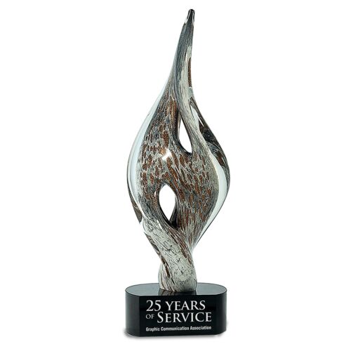 JDS AGS14 - 15" Spire Twist Art Glass AGS14 AGS14 - 15" Spire Twist Art Glass Thumbnail