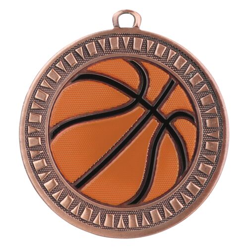 VELOCITY MEDAL, BASKETBALL, BRONZE - 2 3/8" VL-211Z Thumbnail