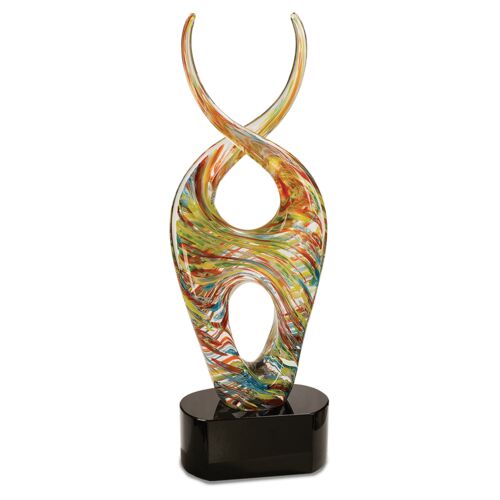 AGS22 - 14" Color Twist Art Glass AGS22 AGS22 - 14" Color Twist Art Glass Thumbnail