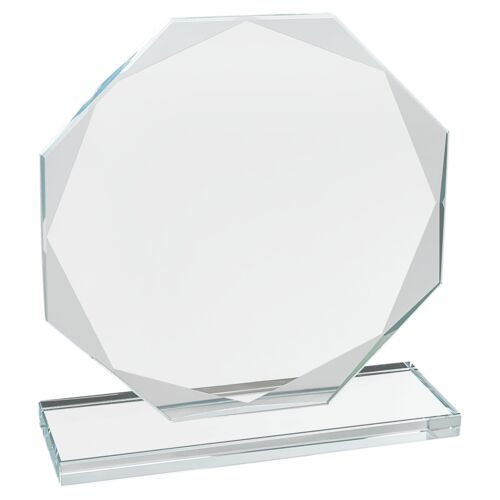 CGS12 6 1/2" Octagon Clear Glass Award CGS12 CGS12 6 1/2" Octagon Clear Glass Award Thumbnail