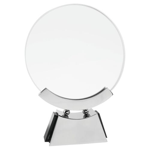 VYG11 Round Voyager Glass with Silver/Black Base Thumbnail