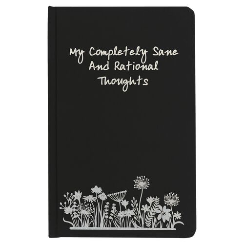 LZB300 5 1/4" x 8 1/4" Black Journal-Lasers to Silver Thumbnail