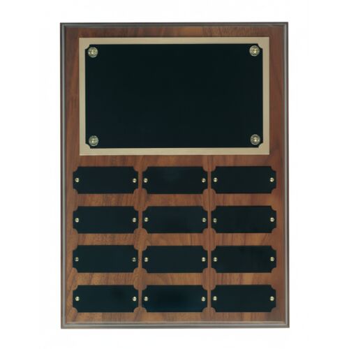 Genuine Walnut Completed Perpetual Plaque Thumbnail