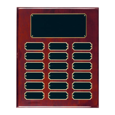 Rosewood Piano Finish Completed Perpetual Plaque Thumbnail