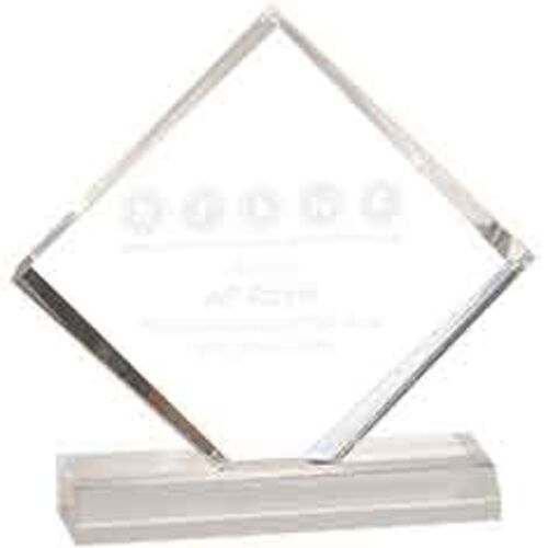 JDS DJB5C 5" x 5" Clear Diamond Jewel Bevel Acrylic Blank DJB5C DJB5C 5" x 5" Clear Diamond Jewel Bevel Acrylic Blank Thumbnail