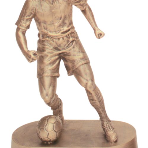 JDS13   7-3/4" Male Soccer Resin Trophy Thumbnail