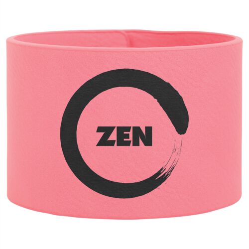 JDS GFT757-9 1/2" x 2" Pink Laserable Leatherette Cuff Bracelet GFT757 GFT757-9 1/2" x 2" Pink Laserable Leatherette Cuff Bracelet Thumbnail