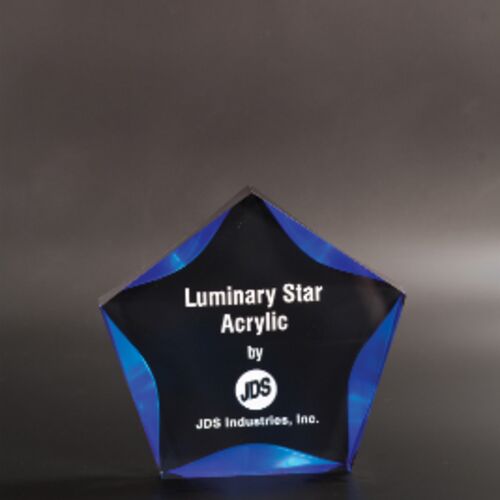 JDS LST6BKB - 6" Black/Blue Luminary Star Acrylic LST6BKB LST6BKB - 6" Black/Blue Luminary Star Acrylic Thumbnail