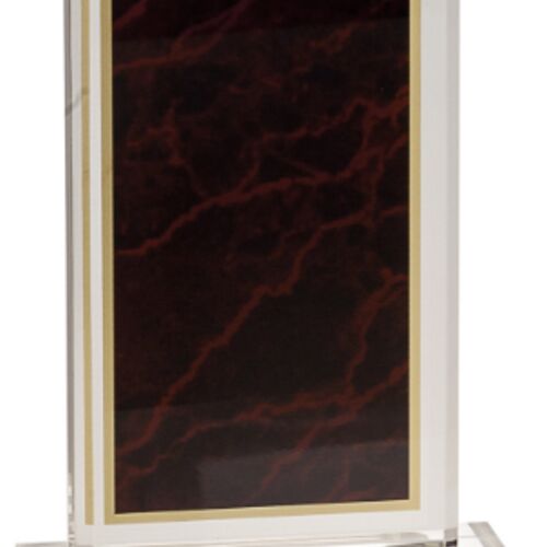 JDS MBL47RM - 4" x 7" Red Marbleized Acrylic with 5" Base MBL47RM MBL47RM - 4" x 7" Red Marbleized Acrylic with 5" Base Thumbnail