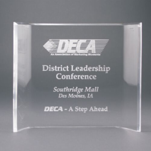 JDS ACC710 - 10" x 7" Clear Acrylic Crescent ACC710 ACC710 - 10" x 7" Clear Acrylic Crescent Thumbnail