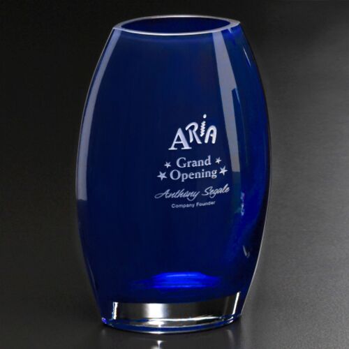 CRYSTAL D 2242 - 12" Cobalt Blue Vase  2242 2242 - 12" Cobalt Blue Vase  Thumbnail