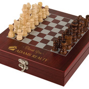 CHES01  Rosewood Finish Chess Set CHES01