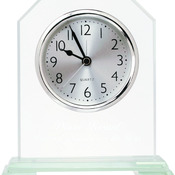 GCK401  Clipped Corners Glass Clock 