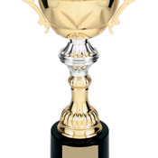 CMC202G Gold Metal Corporate Cup Trophy on a Black Marble Base