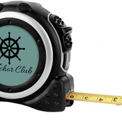 GFT059  1-Sided 16-Foot Black & Silver Tape Measure with Belt Clip