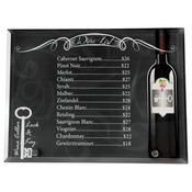 SBG2107  Horizontal Glass with 2 Silver Pins