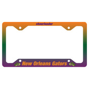 UN4568  Gloss Aluminum License Plate Frame